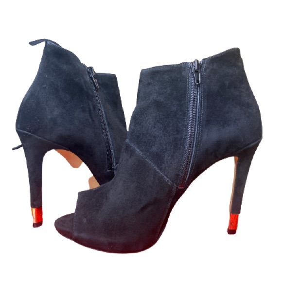 Guess Aziz Fringe Peep Toe Bootie Women - Picture 3 of 6